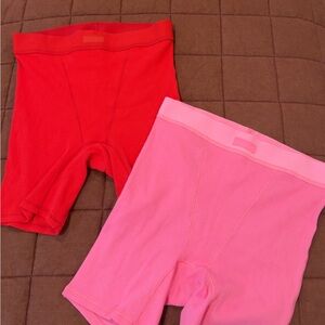 NEW•SKIMS• Cotton boxer set• SMALL